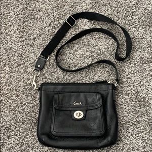 Coach black crossbody bag